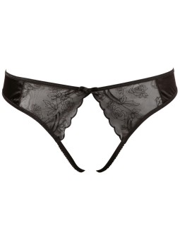TANGA BIANCO IN RASO E TULLE CON APERTURA